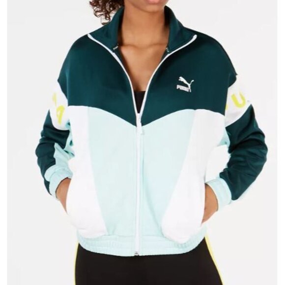 Puma Womens Sporty XTG Color Black Zip Up Track Jacket XL - Picture 12 of 12